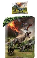 Jurassic World Dekbedovertrek Vulcano 140 x 200 cm - Katoen - 70 x 90 cm - thumbnail