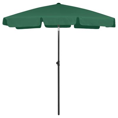 Strandparasol 180x120 cm groen Strandparasol 180x120 cm groen
