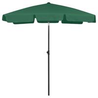 Strandparasol 180x120 cm groen - thumbnail