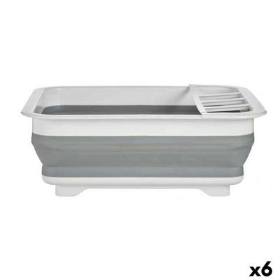 Inklapbaar Afdruiprek voor Keuken Kinvara Wit Grijs Polypropyleen TPR 37,9 x 29,3 x 12 cm 38 x 5,4 x 29 cm 29,3 x 5,4 x 37,9 cm