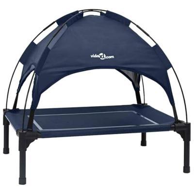 VidaXL Hondenbed marineblauw 71 x 64 x 71 cm staal VidaXL Hondenbed marineblauw 71 x 64 x 71 cm staal