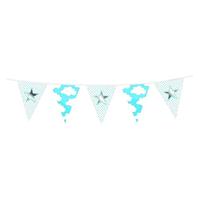 Haza Witbaard Vlaggenlijn baby jongen, 10mtr. - thumbnail