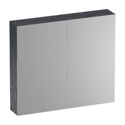Brauer Impress Deluxe Spiegelkast - 80 cm - met interne en externe Verlichting - 2 Dubbelzijdige Spiegeldeuren - Damascus