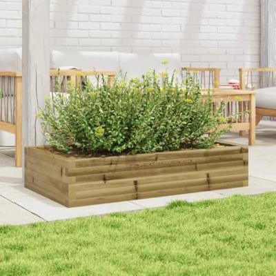 VidaXL Plantenbak 110x60x23 cm geïmpregneerd grenenhout