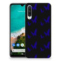 Xiaomi Mi A3 TPU bumper Vlinder Patroon - thumbnail