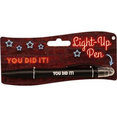 Light up pen you did it ! Light up pen you did it !