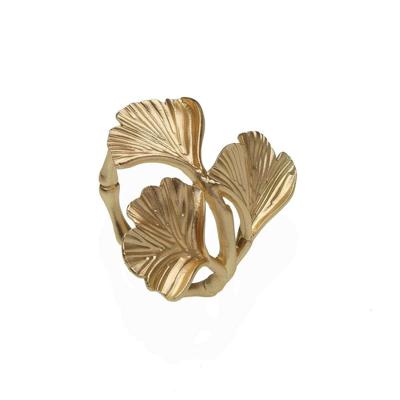 Servetring Versa Gouden Metaal Zinklegering 4 x 4,5 x 5,5 cm