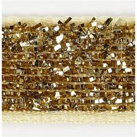 Vivi Gade Lint, b: 10 mm, goud, 5 m/ 1 rol - thumbnail