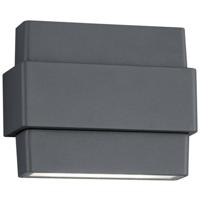 LED Tuinverlichting - Wandlamp Buitenlamp - Trion Padony Up and Down - 9W - Warm Wit 3000K - Waterdicht IP54 - Mat Antraciet - Aluminium - thumbnail