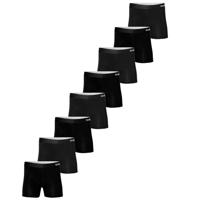 Apollo Boxershorts Heren Bamboo Basic Zwart 8-pack-S - thumbnail