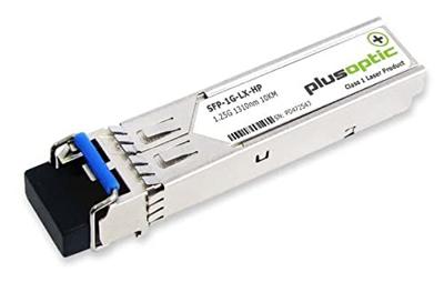 PLUSOPTIC SFP-1G-LX-HP 1250 Mbit/s 1310 nm glasvezel transceiver (glasvezel, 1250 Mbit/s, LC, LX, 10000 m)