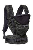 Fysiologische draagzak HoodieCarrier 2 LOVE RADIUS zwart, bedrukt - thumbnail