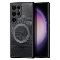 Dux Ducis Aimo Samsung Galaxy S24 Ultra hoesje - Magsafe Backcover case - Zwart - thumbnail