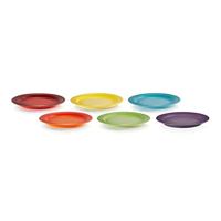 LE CREUSET - Vancouver - Ontbijtbord 22cm Regenboog 6-dlg - thumbnail