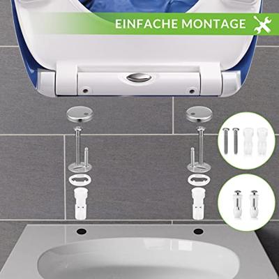 Toiletzitting regendruppels met soft close mechanisme