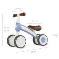 Kinderfiets Baby Walkers Hopps Blauw Zonder pedalen - thumbnail