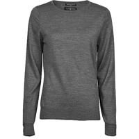 Tee Jays TJ6006 Women´s Crew Neck Sweater - Grey Melange - S - thumbnail