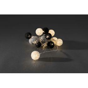 LED cotton balls lichtsnoer monochrome 6cm