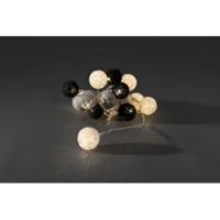 LED cotton balls lichtsnoer monochrome 6cm - thumbnail