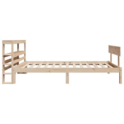 Bedframe zonder matras massief grenenhout 140x200 cm - thumbnail