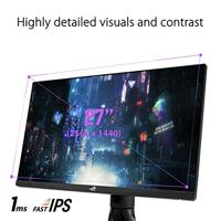 ASUS ROG Strix XG27AQ computer monitor 68,6 cm (27") 2560 x 1440 Pixels LED Zwart - thumbnail