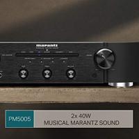 Marantz PM5005 audio amplifier 2.0 channels Home Silver - Marantz PM5005, 2.0 channels, 40 W, 0.05%, 102 dB, 55 W, 40 W - thumbnail