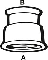 Cornat Messing/Ms Reductie-Sok Vv 1 1/4X1&apos; - T396553 - thumbnail