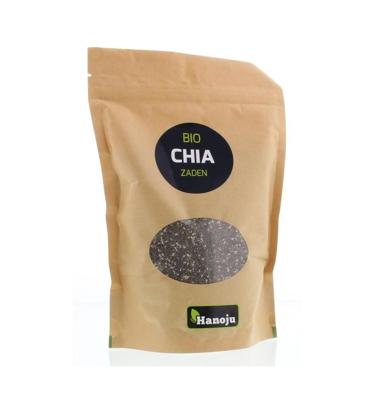 Hanoju Chia zaad paper bag bio 500 Gram Hanoju Chia zaad paper bag bio 500 Gram