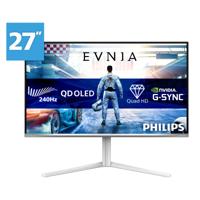 Philips 27M2N6501L 26,5 inch WQHD-monitor, 240 Hz, QD-OLED-paneel, 0,03 ms GTG, Adaptive Sync, HDR10, G-Sync Comp., hoogteverstelling (2560 x 1440, HDMI 2 x 2.1, DP 1 x 1.4, USB-hub) wit - thumbnail