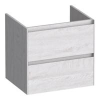 Brauer Inspire - Onderkast 60 cm - met 2 Softclose Lades Greeploos en 1 Sifon Uitsparing - Forest Seashell - thumbnail