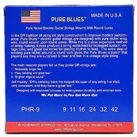 DR Strings PHR-9 Pure Blues Light 9-42 elektrische gitaarsnaren - thumbnail