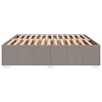 Bedframe zonder matras stof taupe 200x200 cm - thumbnail