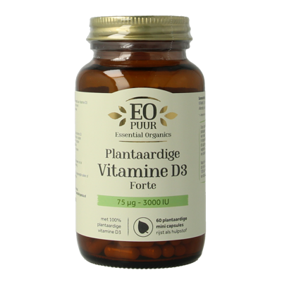 Essential Organ D3 plantaardige 75mcg puur 60 Vegetarische capsules