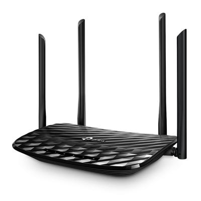 TP-LINK AC1200 draadloze router Gigabit Ethernet Dual-band (2.4 GHz / 5 GHz) Zwart