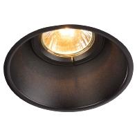 SLV 113140 Horn-T Inbouwlamp LED GU10 50 W Zwart (mat) - thumbnail