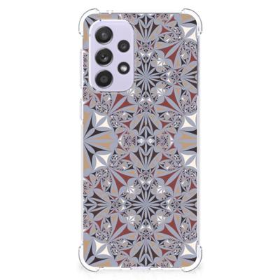 Samsung Galaxy A33 Anti-Shock Hoesje Flower Tiles