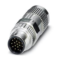 Phoenix Contact 1559602 Sensor/actuator connector, niet geassembleerd M12 Aantal polen (sensoren): 17 Stekker, recht 1 stuk(s) - thumbnail