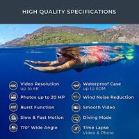 GoXtreme GoXtreme Vision Duo 4K Actioncam 4K, Dual-display, Spatwaterdicht, Stofdicht, Waterdicht, WiFi, Time-lapse - thumbnail