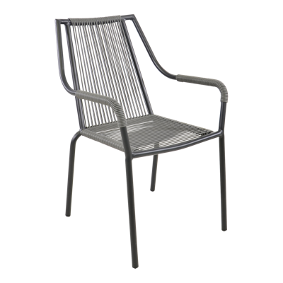 Shelo Stapelstoel aluminium tuinstoel