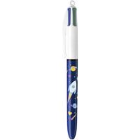 Bic Colours Decors, 4-kleurenbalpen, medium, klassieke inktkleuren, doos van 8 stuks - thumbnail