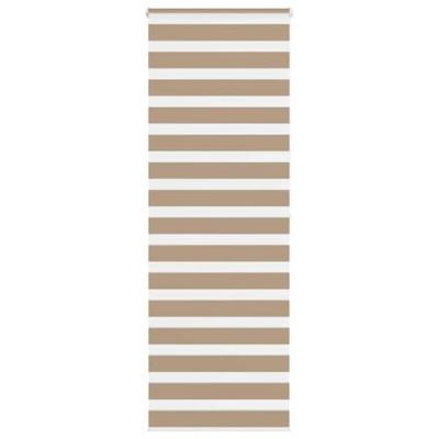 VidaXL Zebra blind 70x200 cm stofbreedte 65,9 cm polyester zandbruin VidaXL Zebra blind 70x200 cm stofbreedte 65,9 cm polyester zandbruin