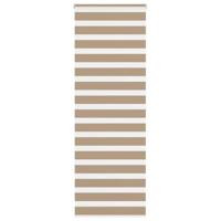 VidaXL Zebra blind 70x200 cm stofbreedte 65,9 cm polyester zandbruin - thumbnail