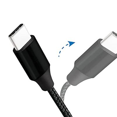 USB 2.0 aansluitkabel, USB (type A) naar USB (type C) zwart, 1m