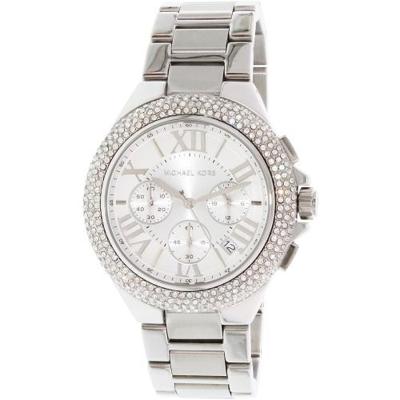 Michael Kors Mk5634 unisex horloge chronograaf zilveren wijzerplaat quartz 43 mm analoog Michael Kors Mk5634 unisex horloge chronograaf zilveren wijzerplaat quartz 43 mm analoog