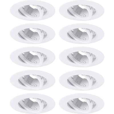 Paulmann 92115 Inbouwlamp Set van 10 stuks GU10 Wit Paulmann 92115 Inbouwlamp Set van 10 stuks GU10 Wit