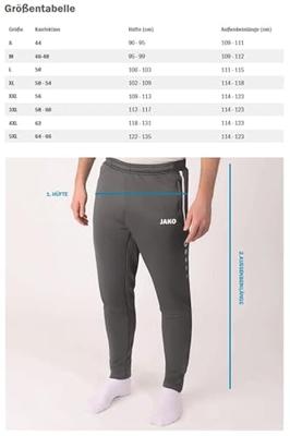 JAKO 8495 Trainingsbroek Active - Zwart/Wit - M