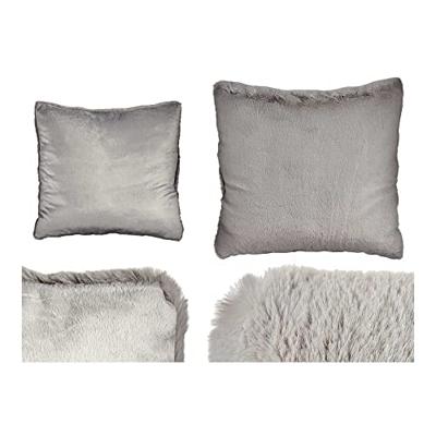 Kussen Met huid Grijs 60 x 18 x 60 cm
