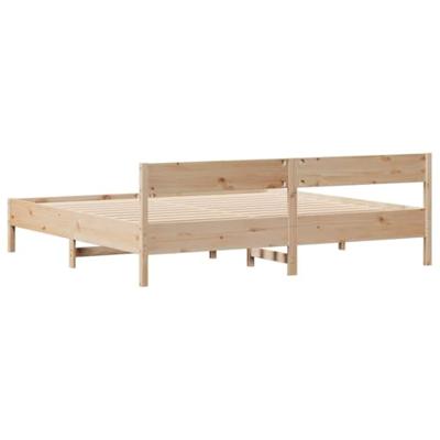 Bedframe zonder matras massief grenenhout 180x200 cm