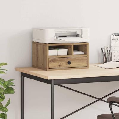 Printerstand Artisan Eiken 40 x 32 x 24 cm Bewerkt hout Printerstand Artisan Eiken 40 x 32 x 24 cm Bewerkt hout