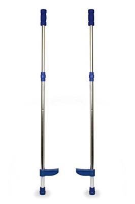 Small Foot - metalen stelten verstelbaar blauw, 145cm